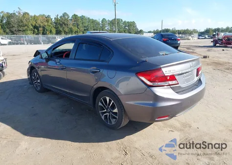 2014 Honda Civic Ex z USA, uszkodzony, nr VIN 2HGFB2F84EH553512